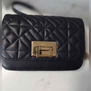 ALDO Black Quilted Crossbody Bag